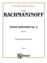 Piano Concerto No. 3 Op. 30 piano sheet music cover Thumbnail